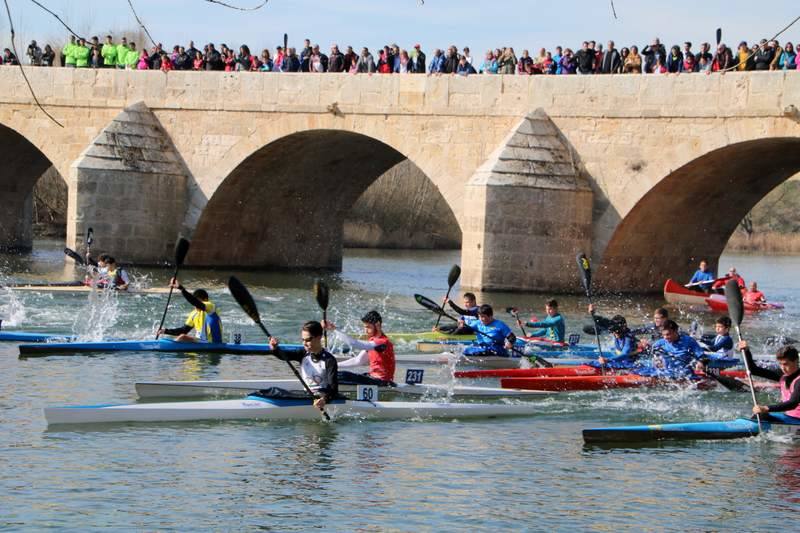 Campeonato de Invierno de Piragüismo en Torquemada (Palencia)