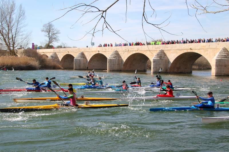 Campeonato de Invierno de Piragüismo en Torquemada (Palencia)
