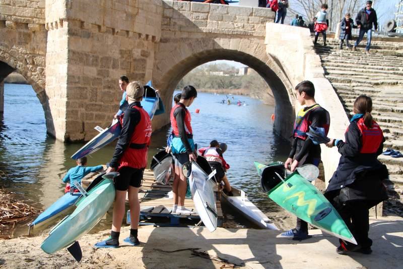 Campeonato de Invierno de Piragüismo en Torquemada (Palencia)