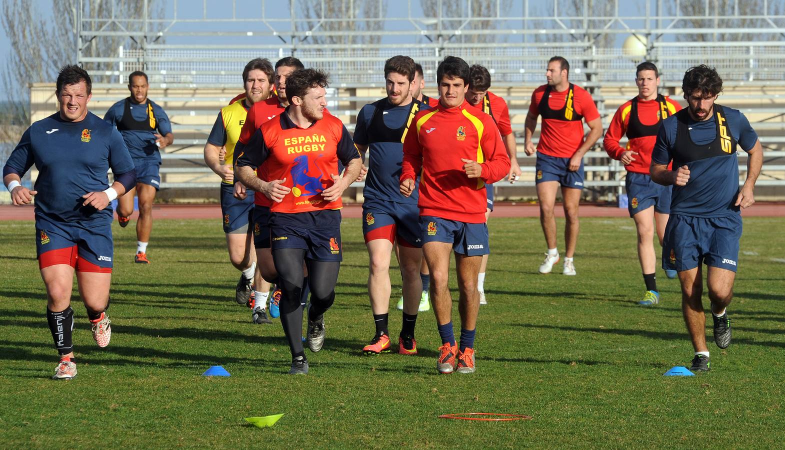 La selección española de rugby entrena en Medina del Campo