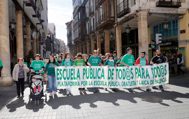 Palencia apoya la huelga en Educación