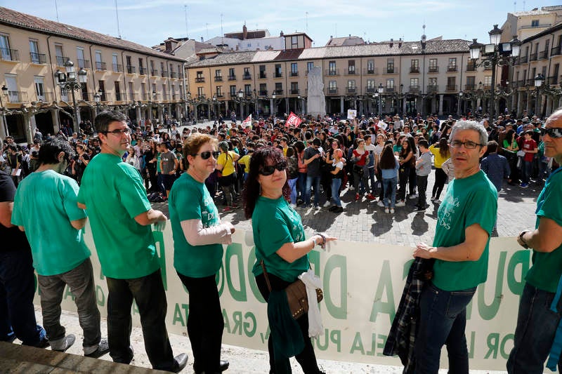 Palencia apoya la huelga en Educación