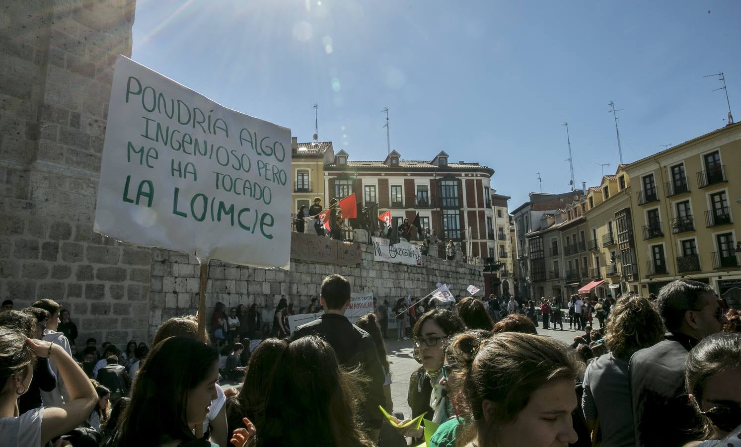 Los estudiantes vallisoletanos salen a la calle