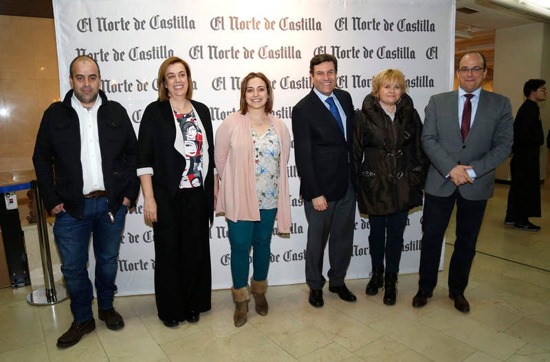 Mariano Calle (Cervatos de la Cueza), Ángeles Armisén, Miriam Andrés, Carlos Fernández Carriedo, Inmaculada Malanda (Cervatos) y Luis Miguel Cárcel.