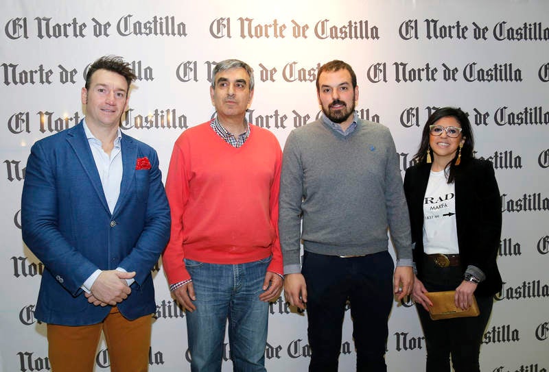 Raúl Escribano (Sanimex), Carlos Lobete y Lorenzo García Valenceja (Asaja) y Teresa Pérez (Palacio de la Moda).