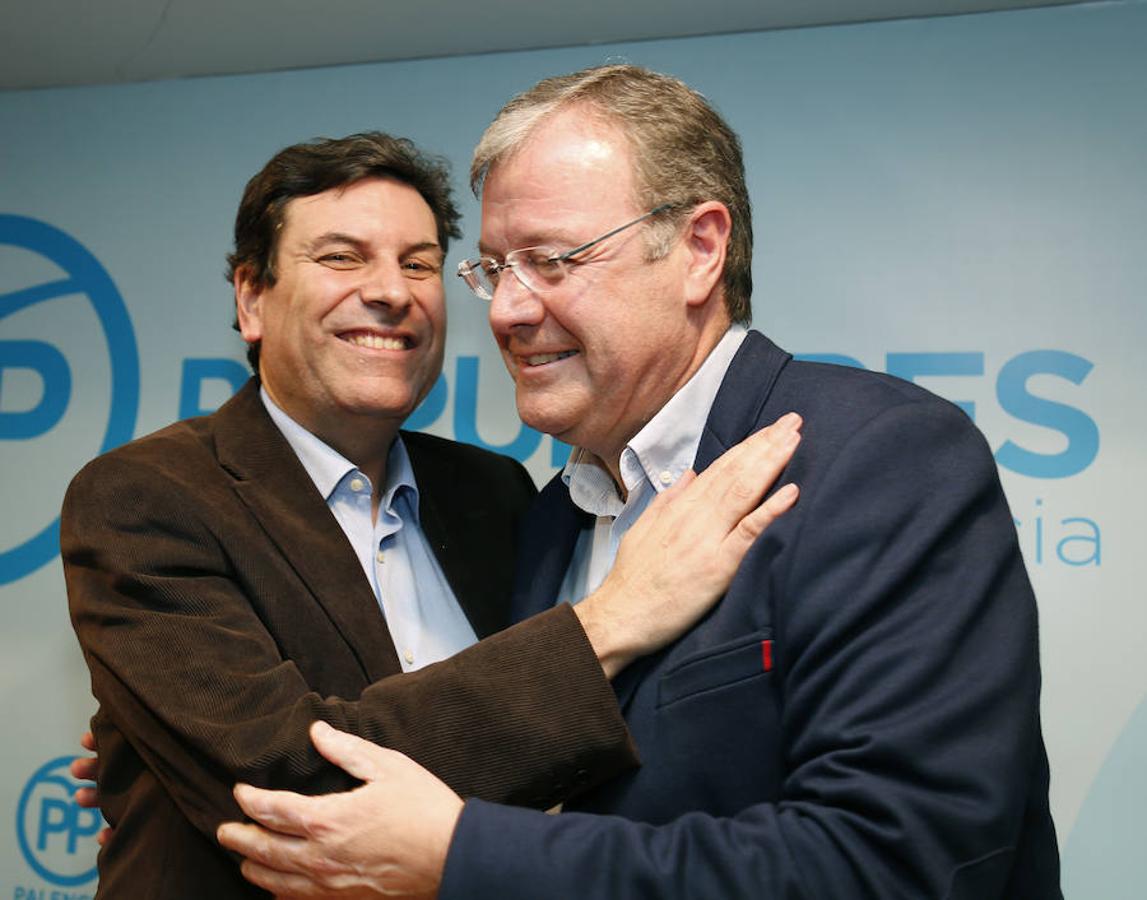 Antonio Silván visita Palencia en su campaña para optar a la Presidencia del PP de Castilla y León