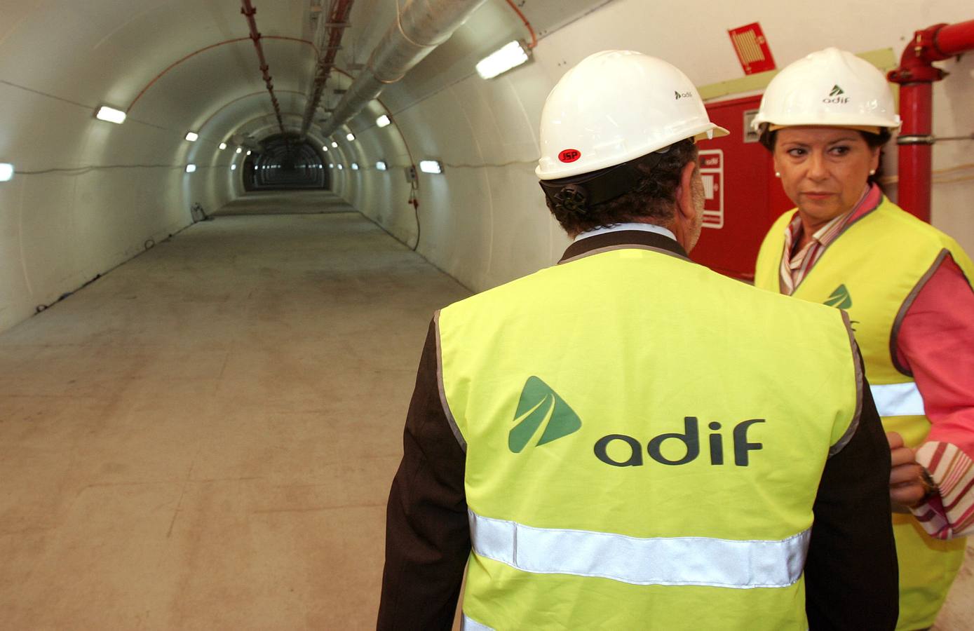 Imágenes de la construcción de los túneles de Guadarrama