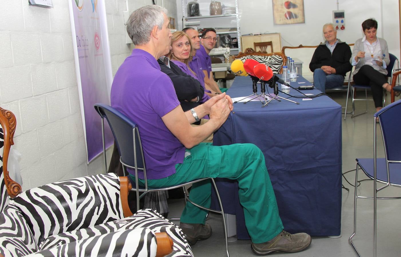 Taller de tapicería de la Fundación Valora2 de Palencia