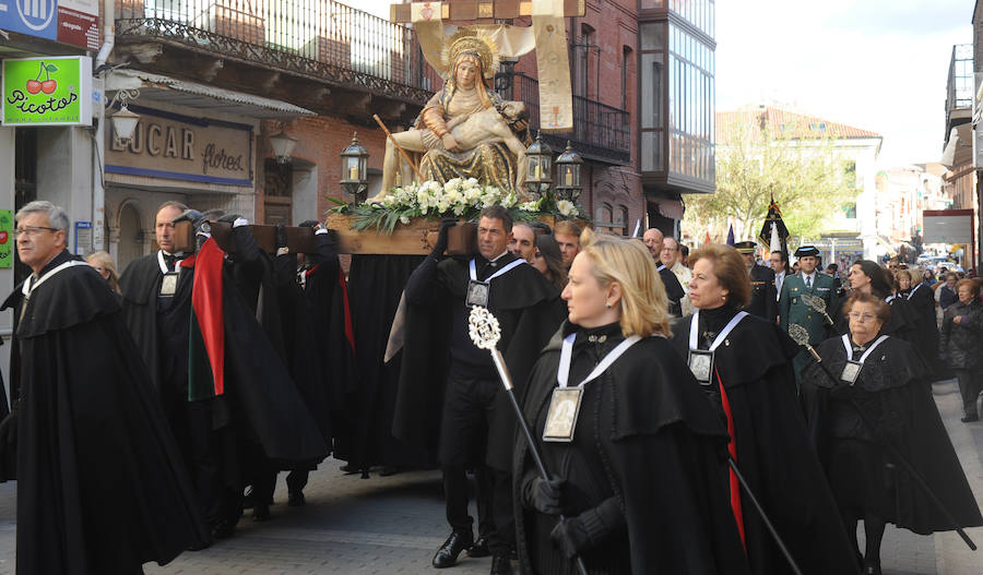 Procesión por la celebración del 450 aniversario de la Archicofradía de las Angustias en Medina