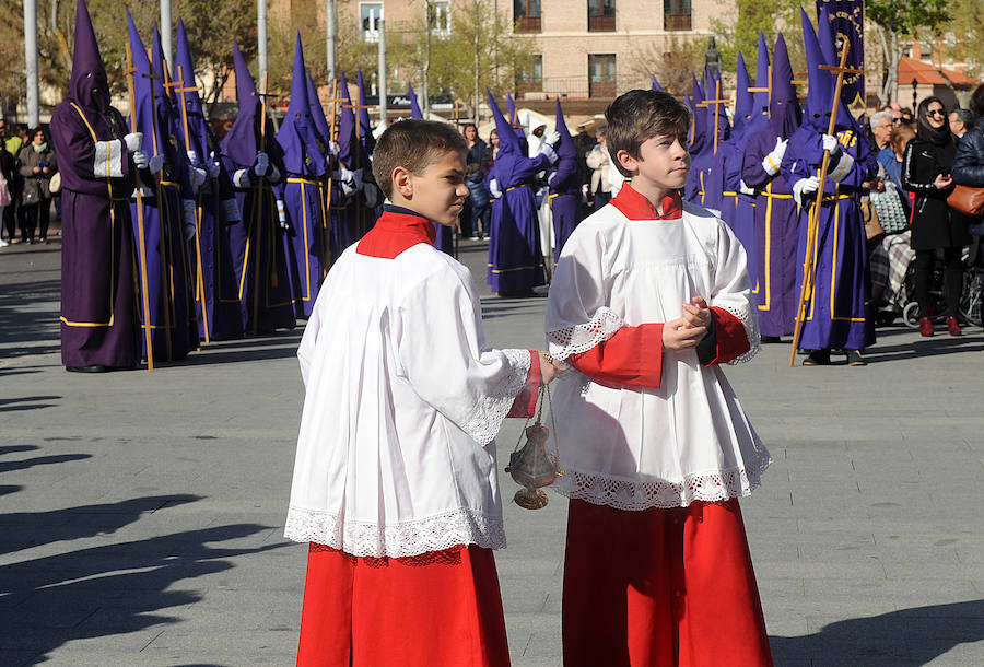 Procesión por la celebración del 450 aniversario de la Archicofradía de las Angustias en Medina