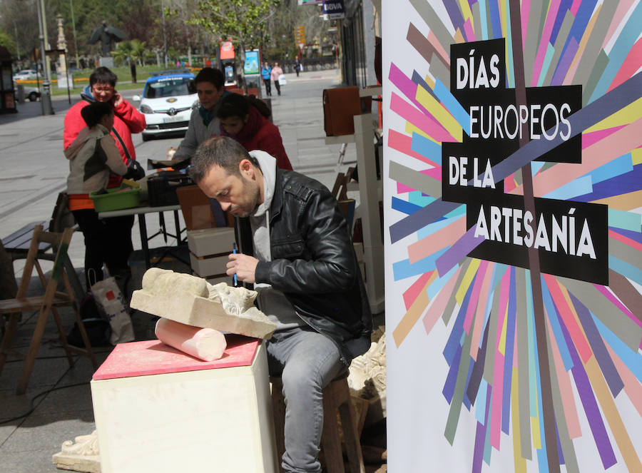 Talleres de artesanía en la Calle Mayor de Palencia