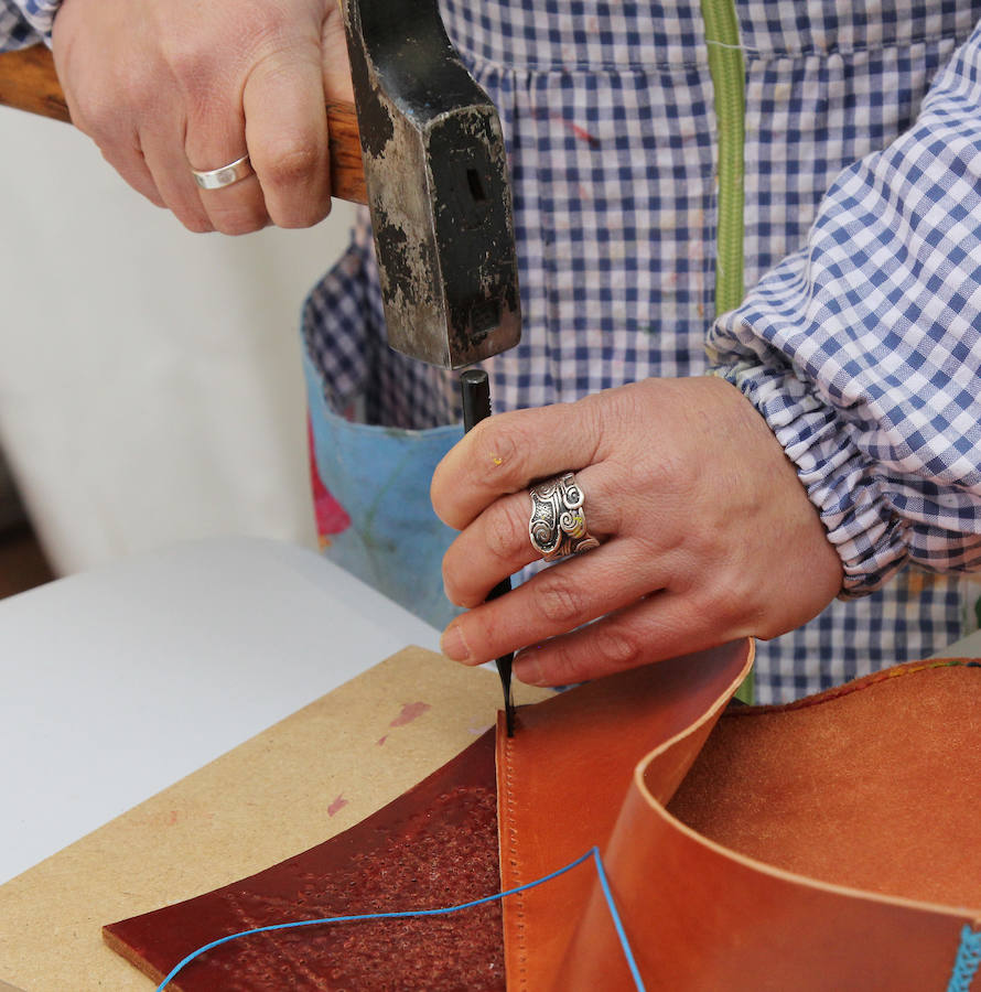 Talleres de artesanía en la Calle Mayor de Palencia