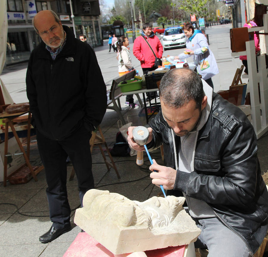 Talleres de artesanía en la Calle Mayor de Palencia