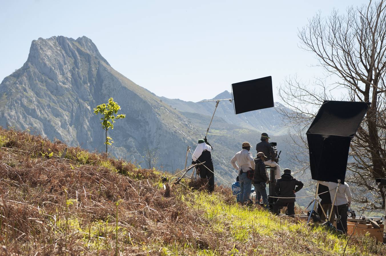 Rodaje de la película de Heidi en Liébana