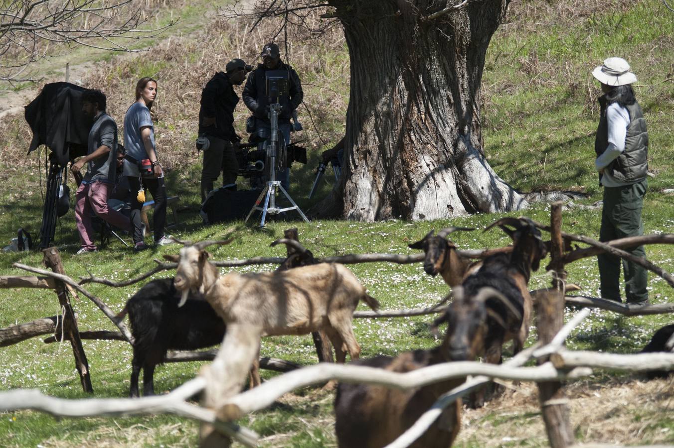 Rodaje de la película de Heidi en Liébana