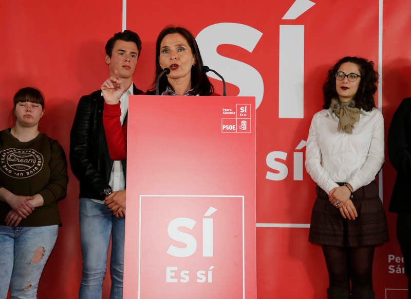 Pedro Sánchez hace campaña en Palencia para las primarias socialistas