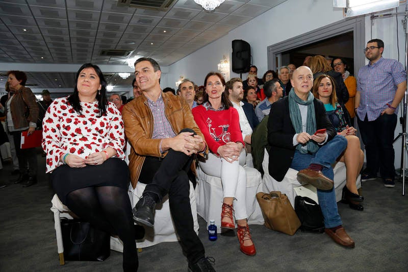 Pedro Sánchez hace campaña en Palencia para las primarias socialistas