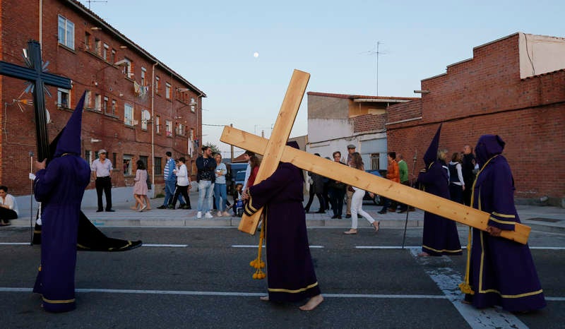 Procesión del Santo Rosario del Dolor en Palencia