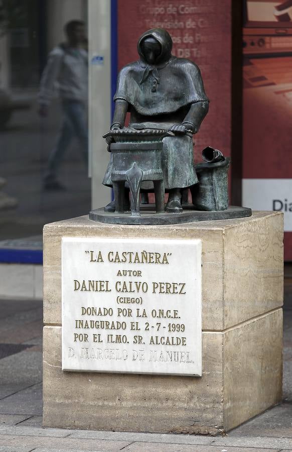 'La castañera', en la Calle Mayor.