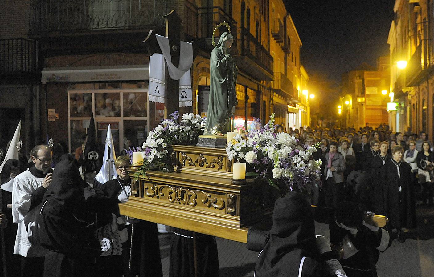 Procesión del Sermón y Rosario de La Soledad y Esperanza en Medina del Campo