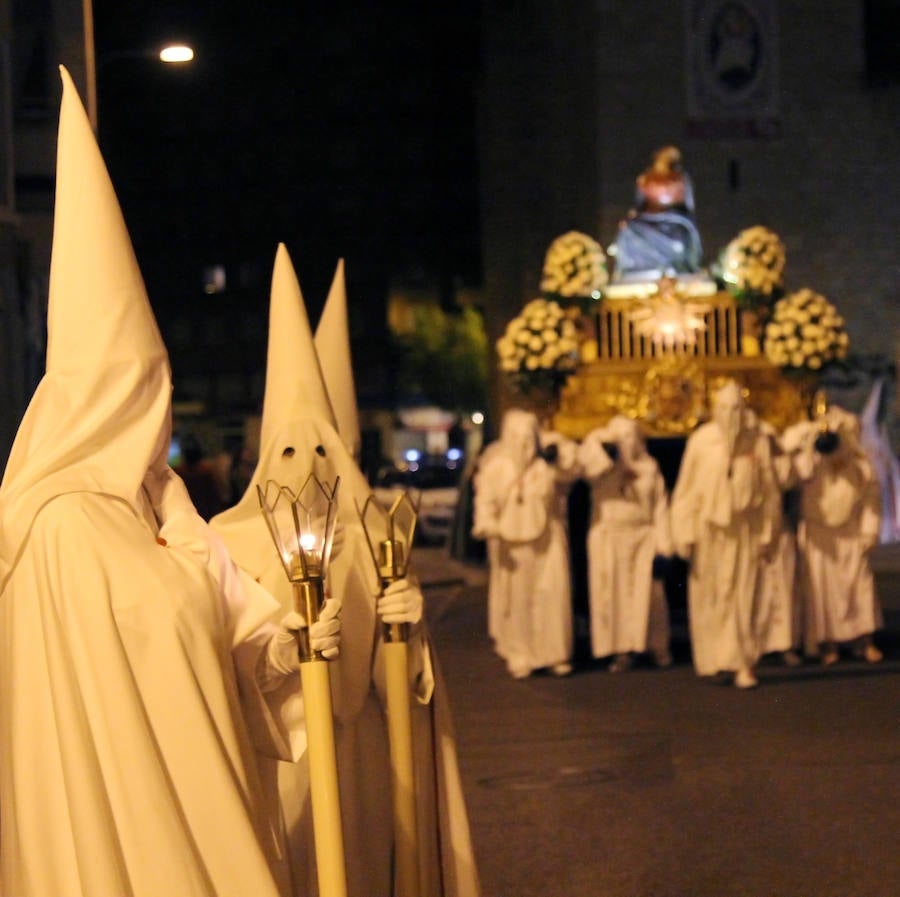 Procesión de la Quinta Angustia en Palencia