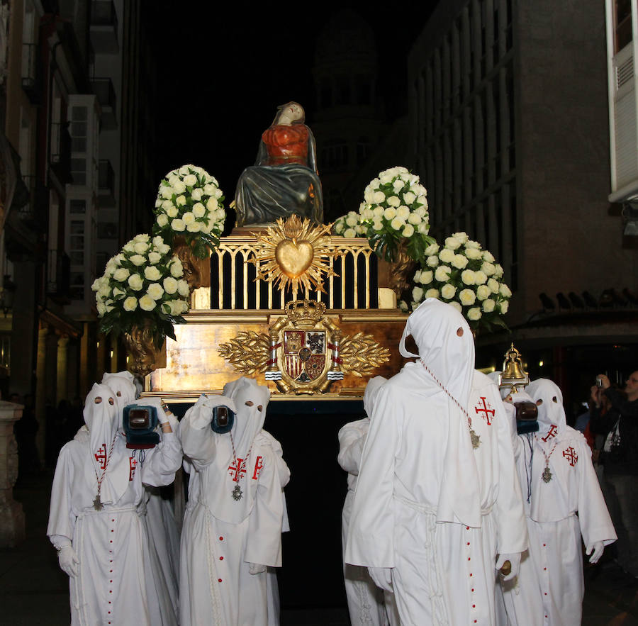 Procesión de la Quinta Angustia en Palencia