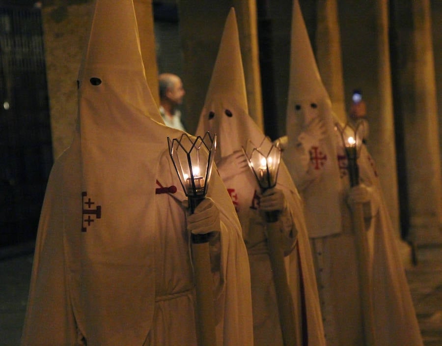 Procesión de la Quinta Angustia en Palencia