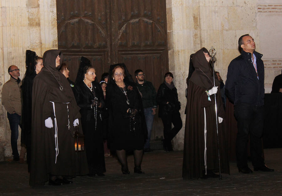 Procesión de la Quinta Angustia en Palencia