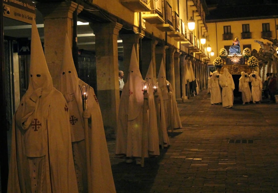 Procesión de la Quinta Angustia en Palencia