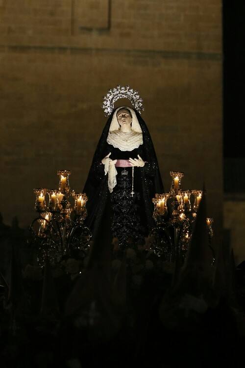 Procesión de Nuestro Padre Jesús Flagelado y Nuestra Señora de las Lágrimas en Salamanca