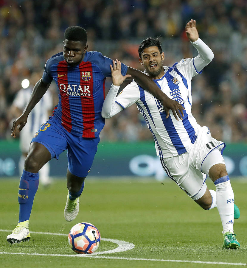 El Barcelona-Real Sociedad, en imágenes