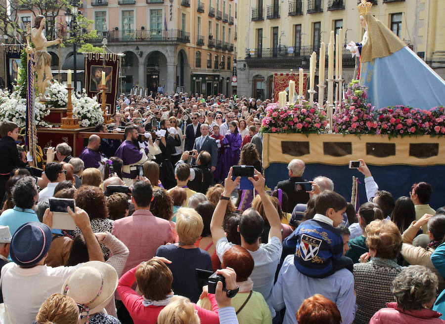 Procesión del Encuentro en Segovia