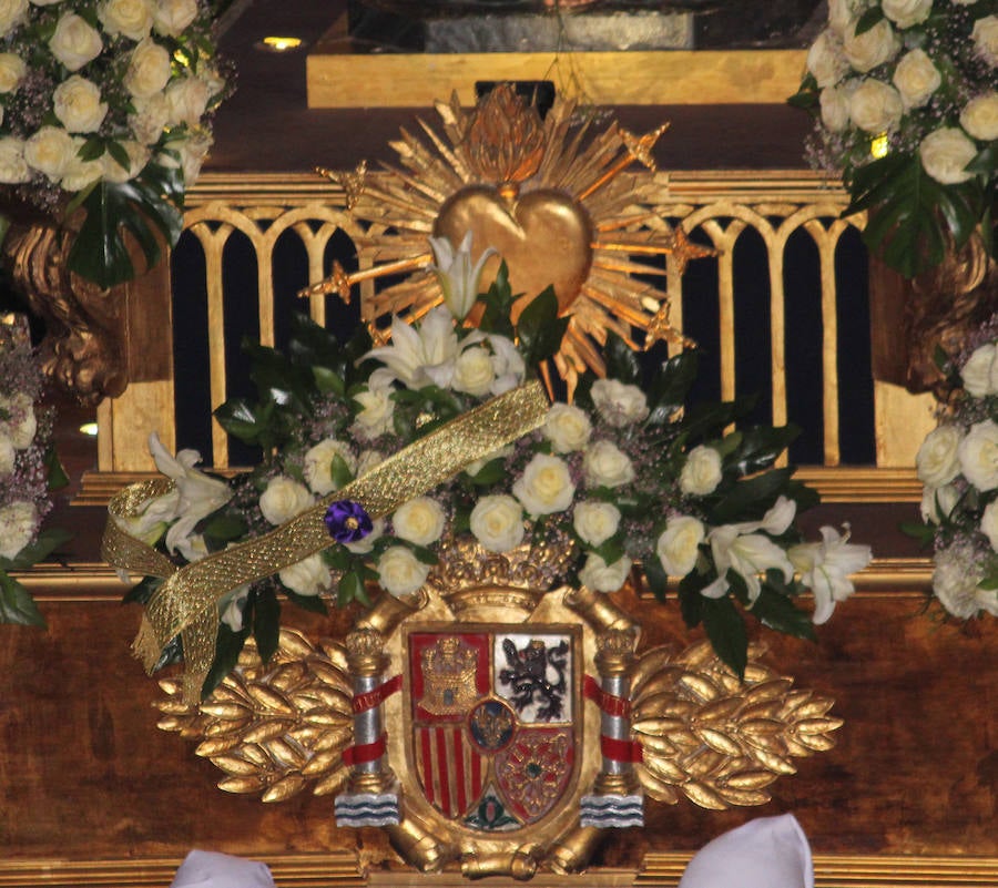 Procesión de la Virgen de la Soledad en Palencia