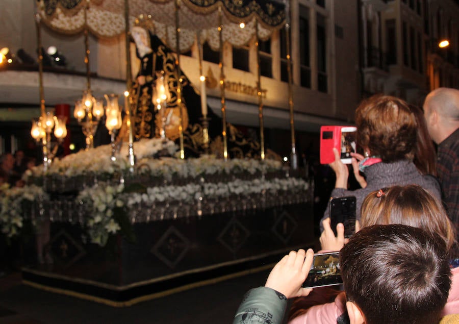 Procesión de la Virgen de la Soledad en Palencia