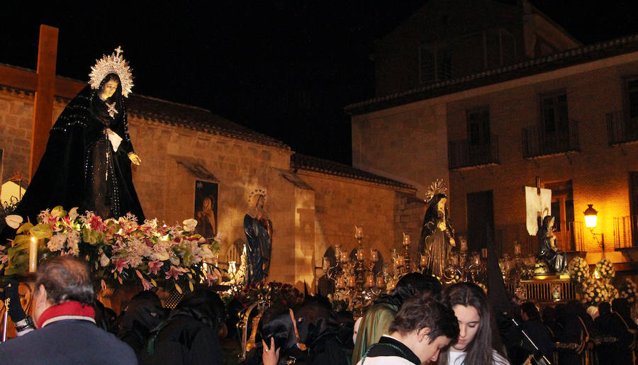 Procesión de la Virgen de la Soledad en Palencia