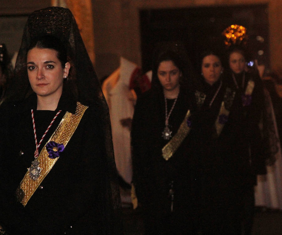 Procesión de la Virgen de la Soledad en Palencia