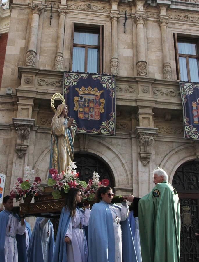 El Rompimineto del Velo pone fin a la Semana Santa palentina