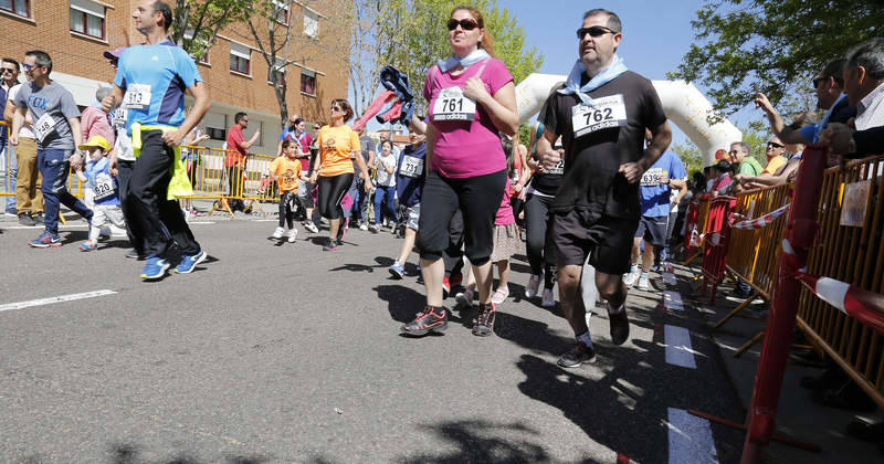 Carrera Thao en el barrio del Cristo durante las fiestas de Santo Toribio