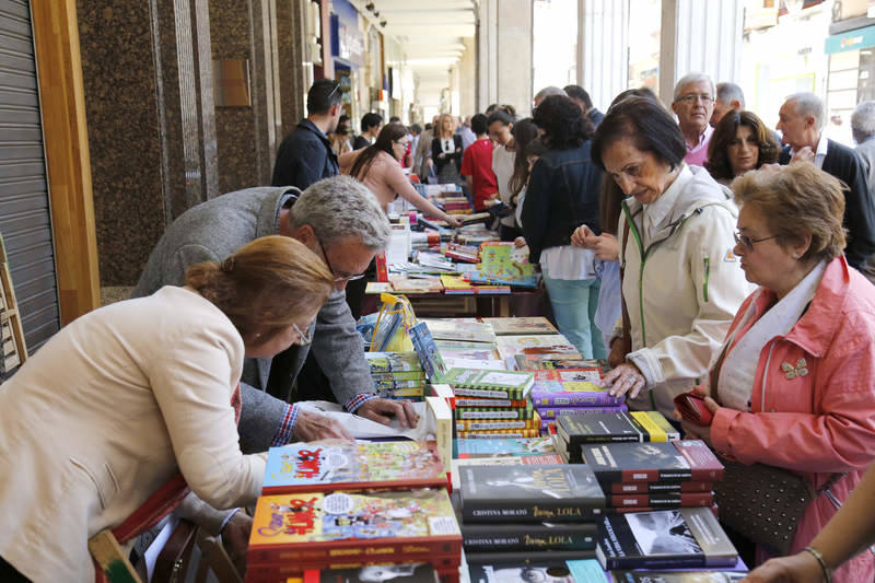 Día del Libro en la Calle Mayor de Palencia