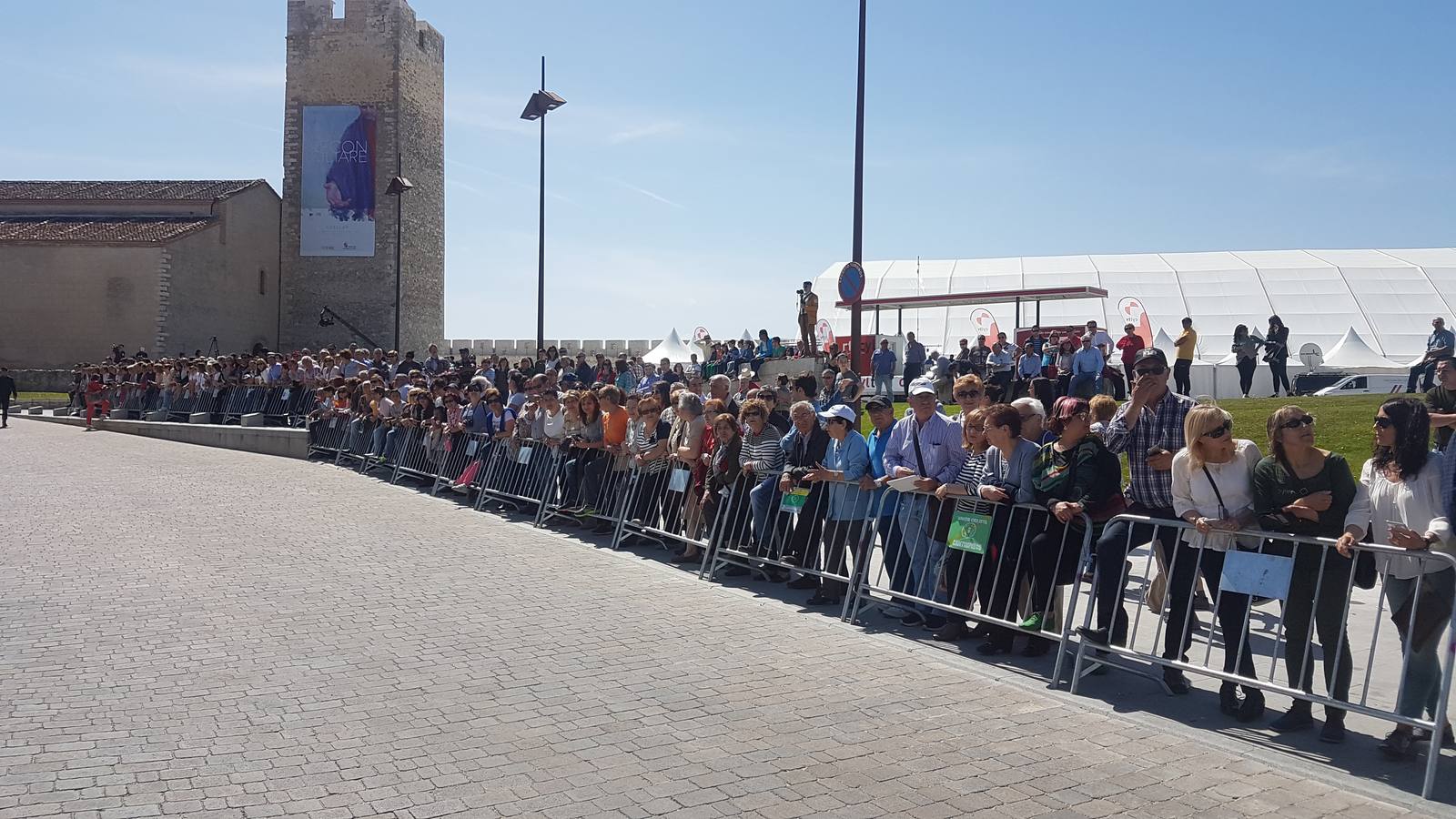 Cuéllar recibe a la Reina Sofía en la inauguración de la exposición &#039;Reconciliare&#039; de Las Edades del Hombre