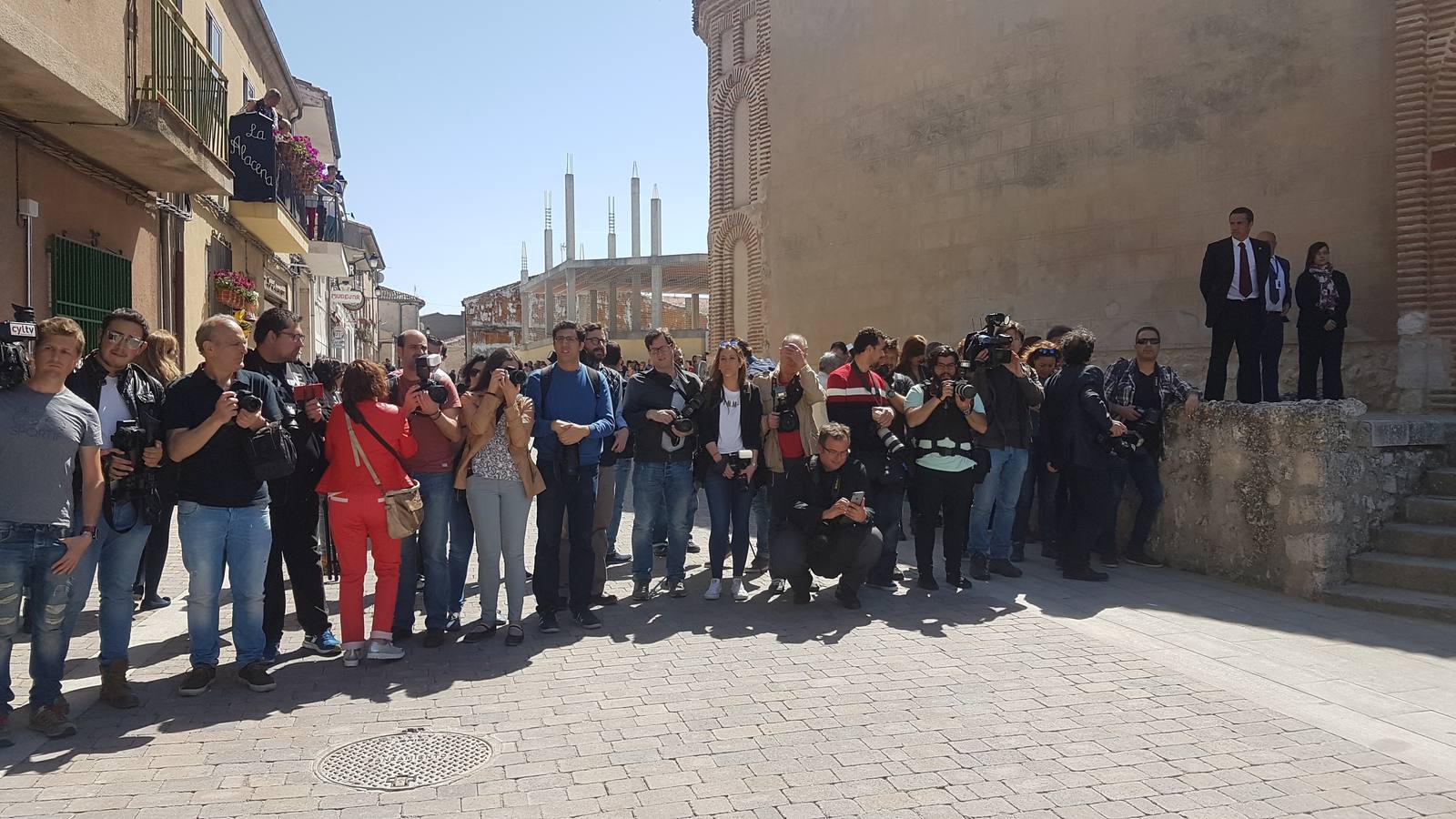 Cuéllar recibe a la Reina Sofía en la inauguración de la exposición &#039;Reconciliare&#039; de Las Edades del Hombre
