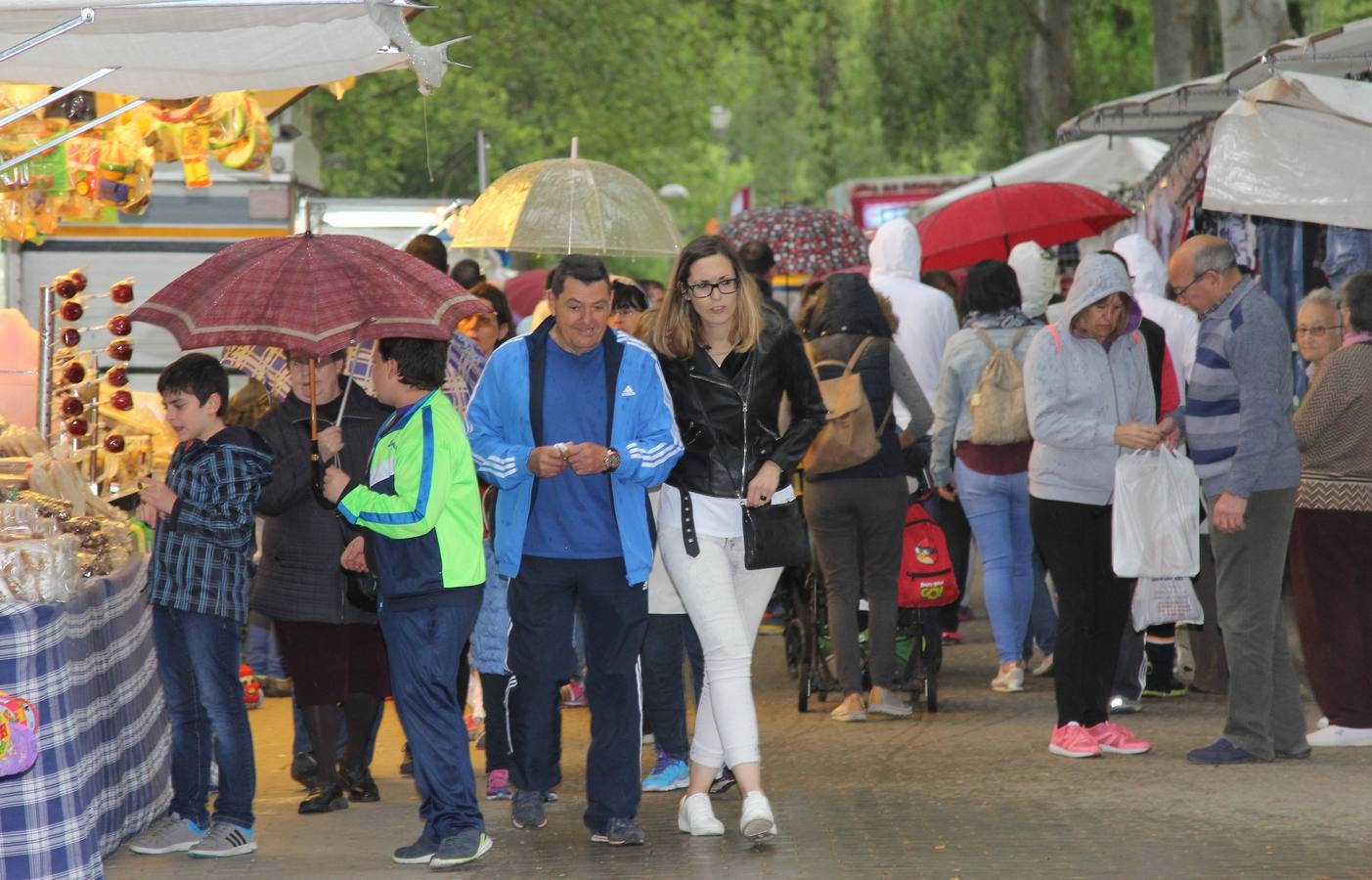 La lluvia desluce la romería de San Marcos en Palencia
