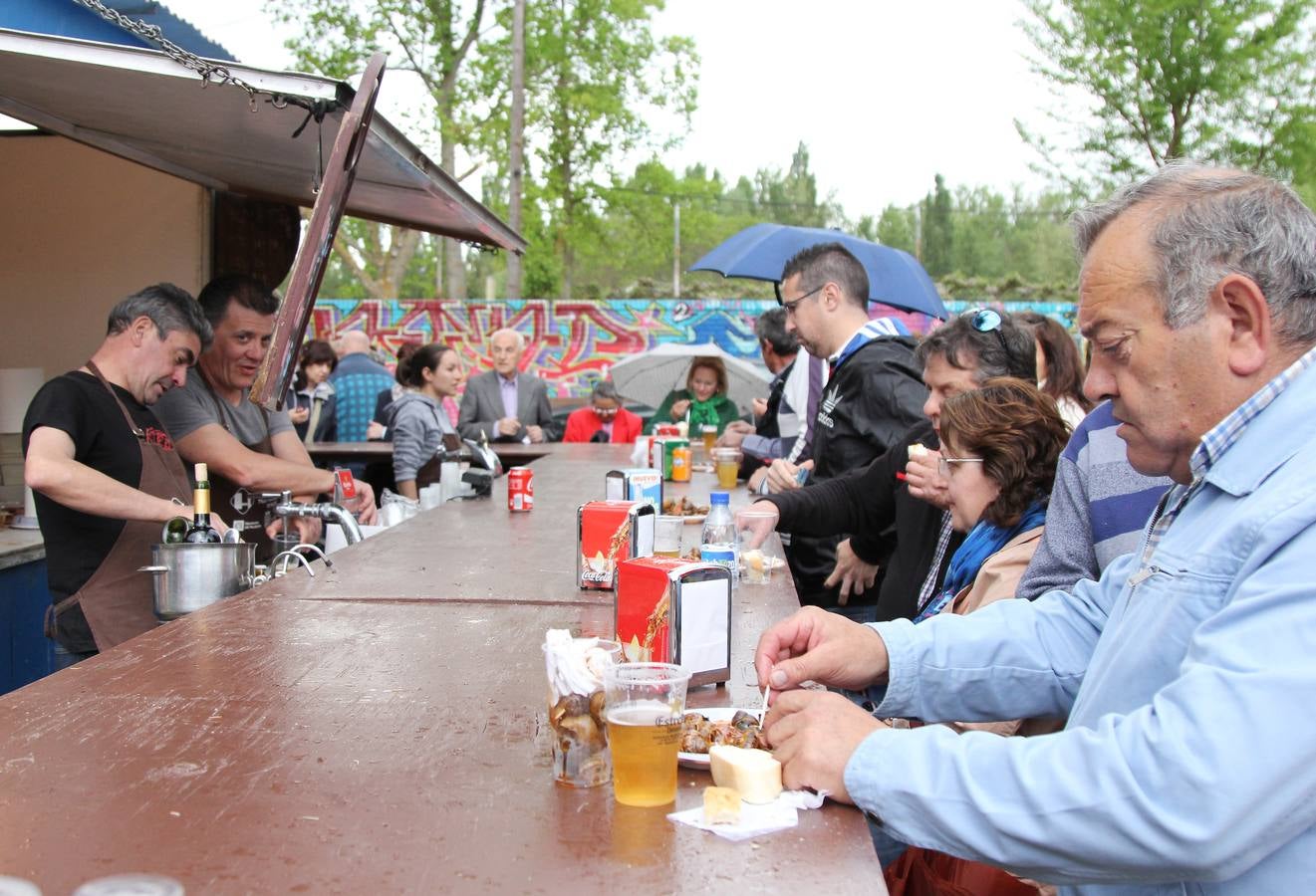 La lluvia desluce la romería de San Marcos en Palencia