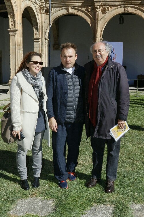 Miquel Barceló realiza una performance en el Colegio Arzobispo Fonseca de Salamanca