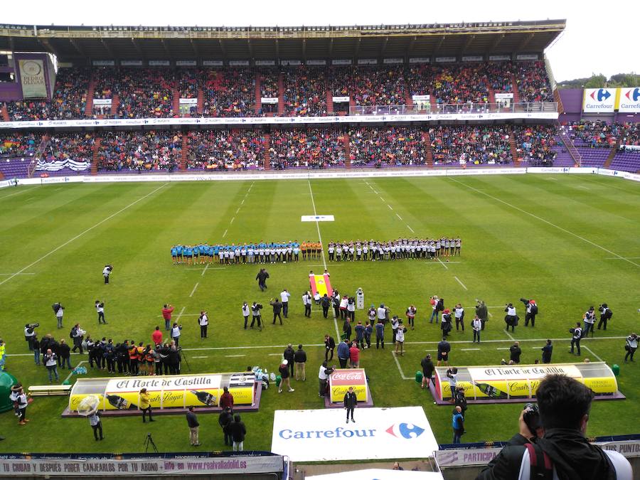 Ambiente en el estadio José Zorrilla por la Copa del Rey de Rugby