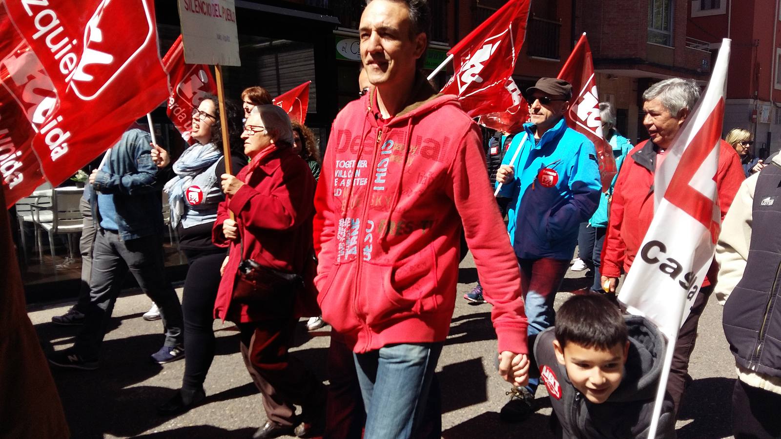Manifestación del Primero de Mayo en Medina del Campo