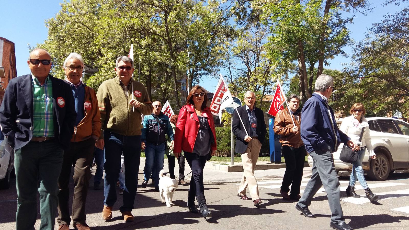 Manifestación del Primero de Mayo en Medina del Campo