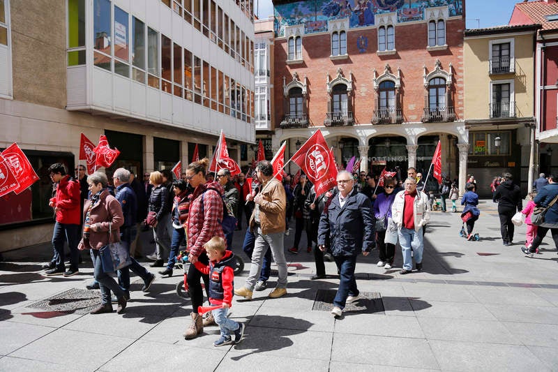 Manifestación del Primero de Mayo en Palencia