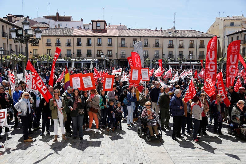 Manifestación del Primero de Mayo en Palencia