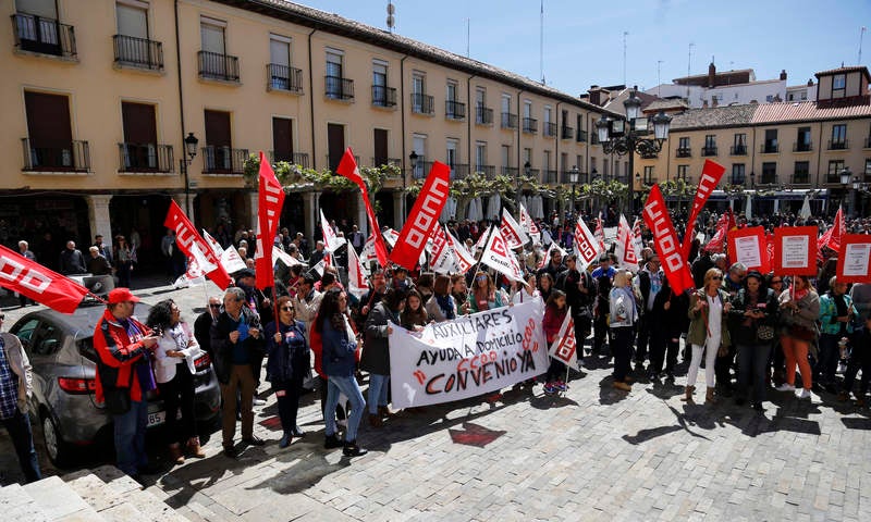 Manifestación del Primero de Mayo en Palencia